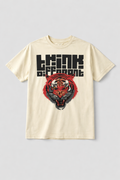 Think Different Tiger Graphic Oversized T-Shirt