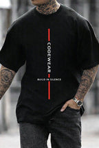 Build in Silence T-Shirt | CodeWear Developer Tee | Oversized Black T-Shirt
