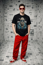 Skull Mask Graphic T-Shirt | Urban Streetwear Tee | CodeWear