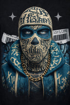 Skull Mask Graphic T-Shirt | Urban Streetwear Tee | CodeWear