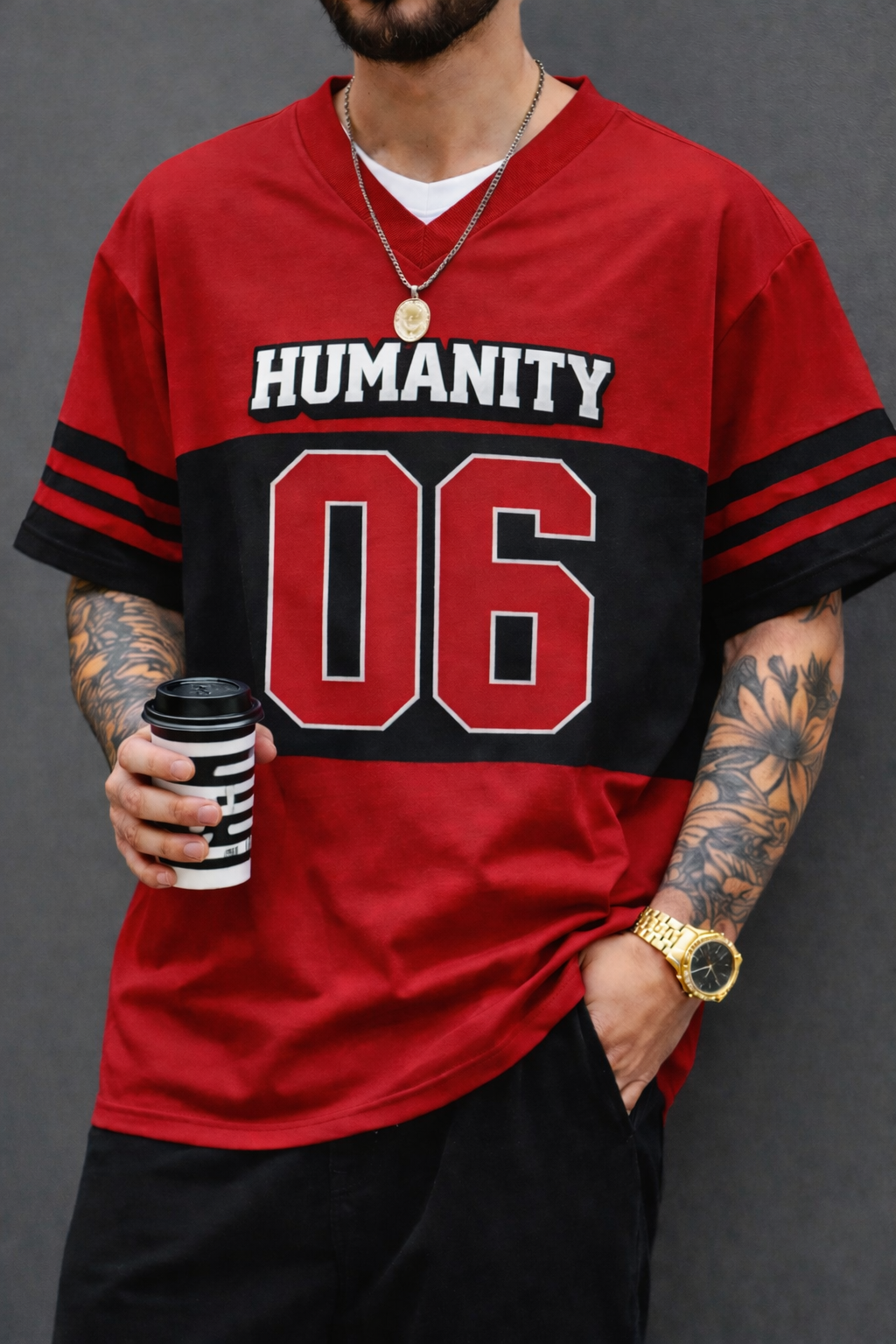 Humanity 06 Oversized Jersey T-Shirt