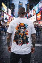 Skeleton Gentleman Oversized T-Shirt