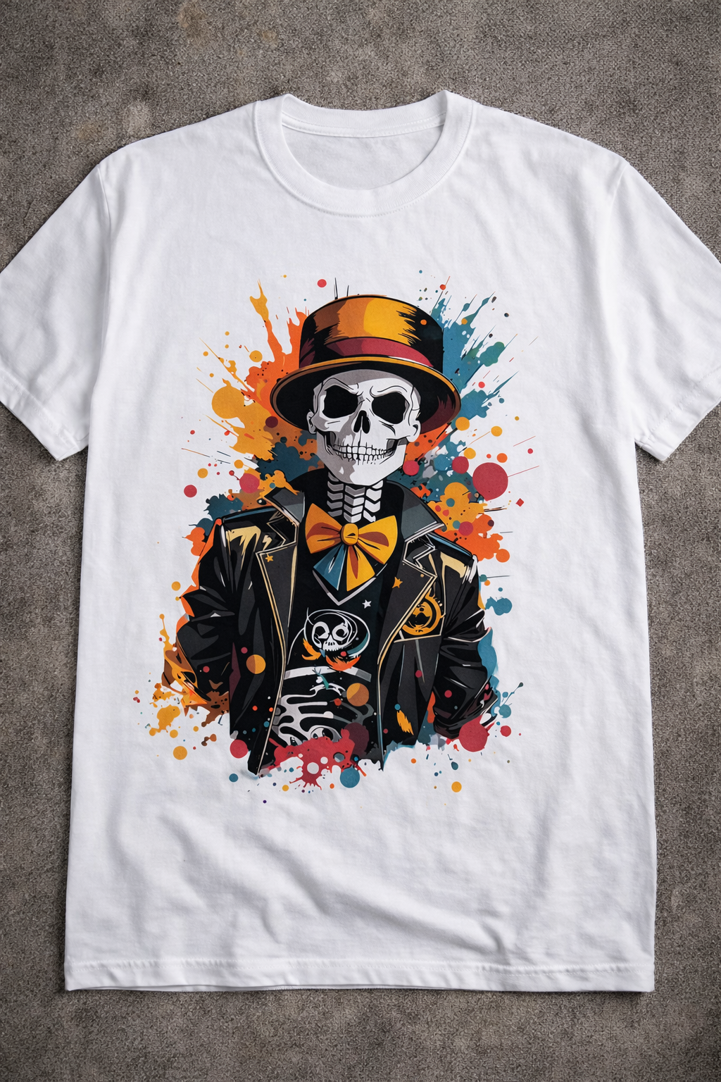Skeleton Gentleman Oversized T-Shirt