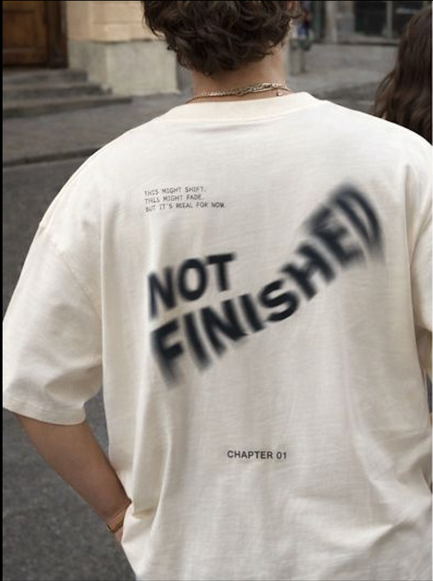 Not Finished – Oversized T-Shirt