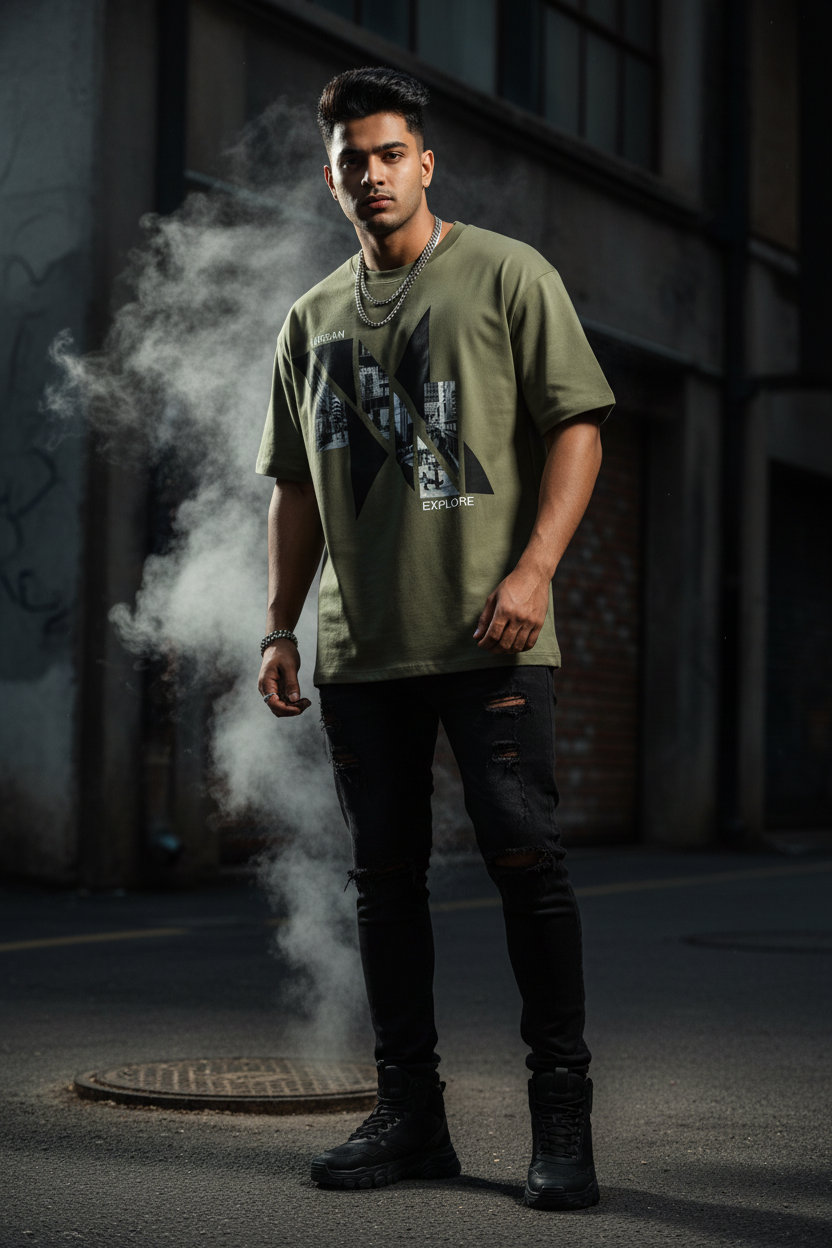 Midnight Vision Graphic T-Shirt model shot front view