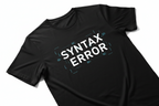 Syntax Error – Developer T-Shirt | Programmer Coding Tee | CodeWear